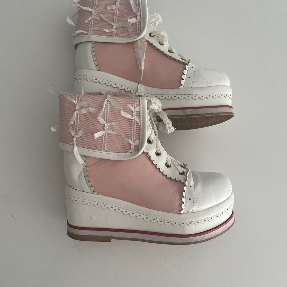 Lolita boots teddy bear boots